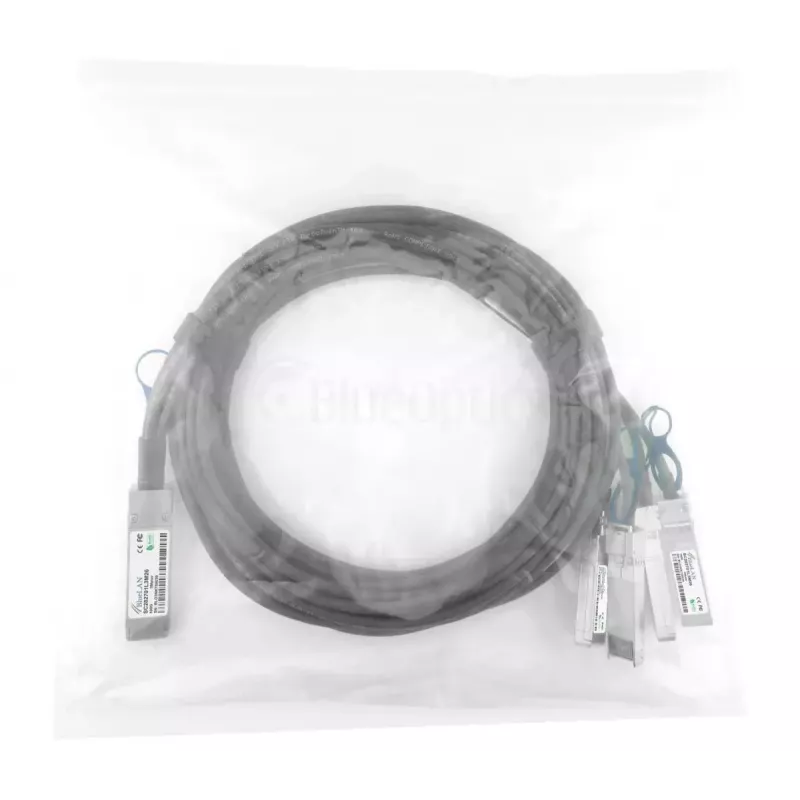 Netzwerkkabel BlueOptics YFNDD-BL QSFP28 4xSFP28 InfiniBand 2m Orange