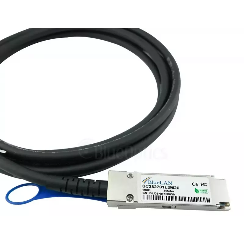 Netzwerkkabel BlueOptics YFNDD-BL QSFP28 4xSFP28 InfiniBand 2m Orange