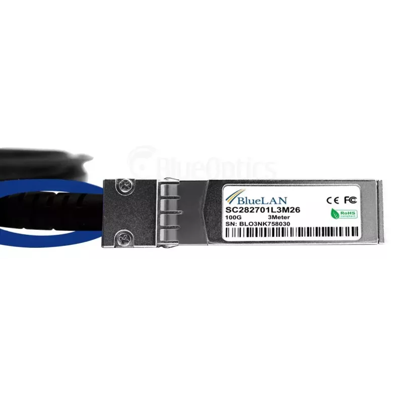Netzwerkkabel BlueOptics YFNDD-BL QSFP28 4xSFP28 InfiniBand 2m Orange