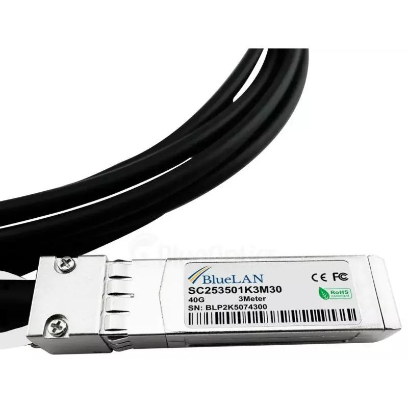 InfiniBand/Glasfaserkabel BlueOptics SFPPQSFP30-01-BL 1 m 4xSFP+ QSFP