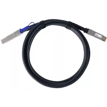 BlueOptics QDD-400-CU2M-BL InfiniBand-Glasfaserkabel 2 m QSFP-DD Schwarz