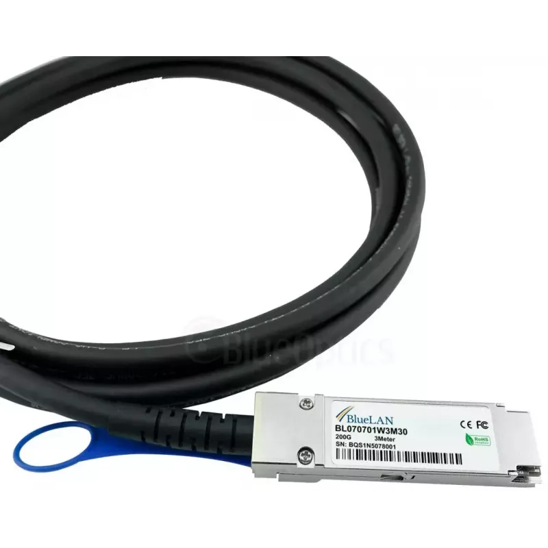 InfiniBand-/LWL-Kabel BlueOptics P06149-B24-BL 2 m QSFP56 Stecker/Stecker