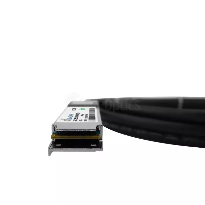 Netzwerkkabel BlueOptics ET7402-25DAC-2M-BL QSFP28 4xSFP28 InfiniBand 2m Schwarz