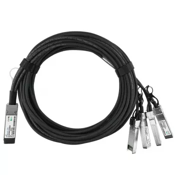 Netzwerkkabel BlueOptics ET7402-25DAC-2M-BL QSFP28 4xSFP28 InfiniBand 2m Schwarz