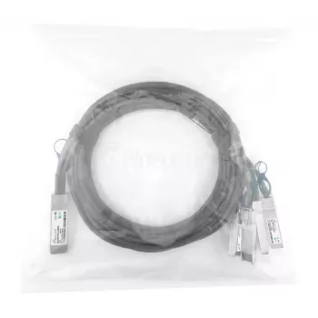 BlueOptics XQ+BC0003-XS+-BL InfiniBand/Glasfaserkabel 3 m QSFP28 4xSFP28 Stecker/Stecker