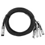 Netzwerkkabel BlueOptics JG331A-BL QSFP 4 x SFP+ InfiniBand 5 m Schwarz