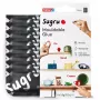 Formbare Klebemasse Tesa 41286-00000-01 schwarz – Packung mit 8 Stück