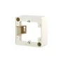 Wandplatte / Schalterabdeckung MetzConnect 130829-01-I, Perlweiß, 85×85 mm, 36 mm Tiefe