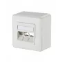 Netzwerkdose RJ-45 METZ CONNECT 130B20D30002KE Beige