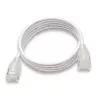 Netzwerkkabel Wantec 7408 RJ45 Cat6a 5m Weiß