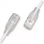 Netzwerkkabel Wantec 7408 RJ45 Cat6a 5m Weiß