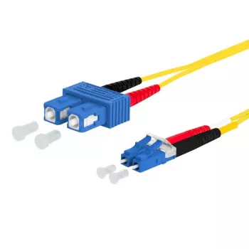 Glasfaserkabel METZ CONNECT 151P1EOJO15E SC LC I-V(ZN) H 1,5 m Gelb