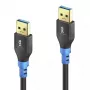 USB-Kabel PureLink FI-U310-003 USB 3.2 Gen 1 0,3 m USB A Schwarz Blau