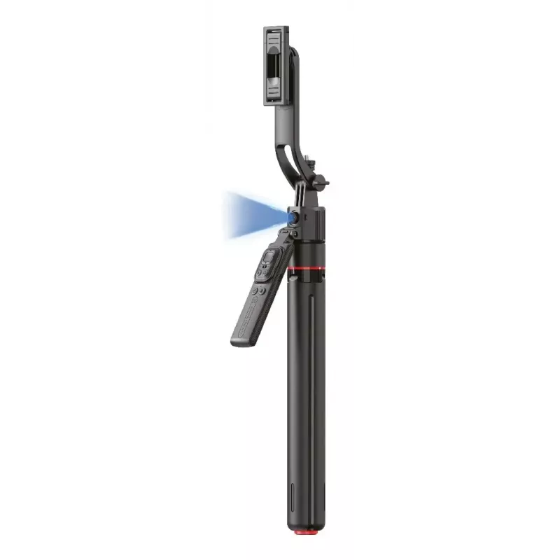Stativ 4smarts 541772 für Smartphone und Digitalkamera, 3‑Bein, maximale Höhe 176 cm, Gewicht 560 g, schwarz