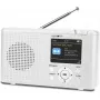 Reflexion TRA23DAB DAB+ Tischradio weiß mit Bluetooth und 20 Senderspeichern