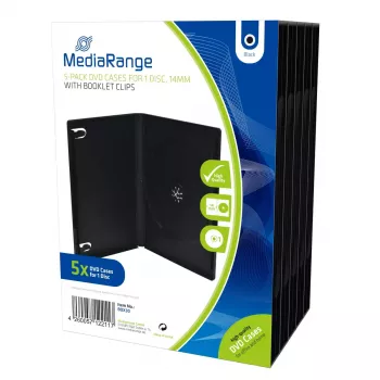 MediaRange BOX30 DVD-Hüllen, schwarz