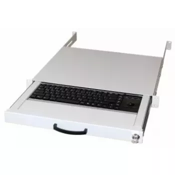 Tastatur AIXCASE AIX-19K1UKDETB-W USB PS/2 QWERTZ Deutsch Weiß