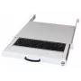 Tastatur AIXCASE AIX-19K1UKDETB-W USB PS/2 QWERTZ Deutsch Weiß
