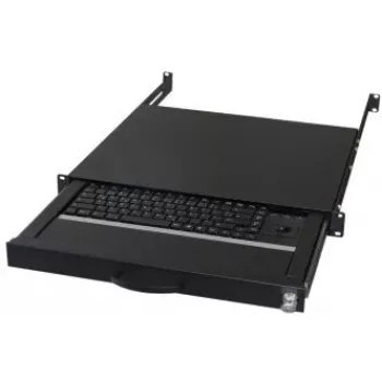 Tastatur AIXCASE AIX-19K1UKDETB-B USB PS/2 QWERTZ German Schwarz