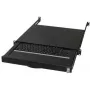 Tastatur AIXCASE AIX-19K1UKDETB-B USB PS/2 QWERTZ German Schwarz