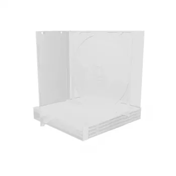 CD-Hülle Doppel MediaRange transparent 10 mm