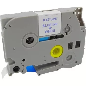 MediaRange Kunststoffbandkassette Brother TZ-233 12mm 8m blau auf weiß