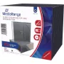 MediaRange BOX32-25 schlank-CD-Hüllen — Einzel-Disc-Kunststoffhülle mit schwarzem Tray, 25er-Pack