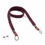 Kameragurt Genius C-Rope Traveler für Digitalkameras, Nylon, Schwarz/Rot, Maximallänge 125 cm