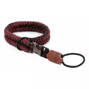 Kameragurt MOBOTIX C-Rope The Claw für Digitalkameras, Nylon, schwarz/rot, maximale Länge 30 cm