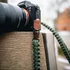 Kameragurt Genius C-Rope Traveler für Digitalkamera, Nylon, 140 cm, Schwarz/Rot
