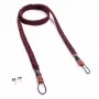Kameragurt Genius C-Rope Traveler für Digitalkamera, Nylon, 140 cm, Schwarz/Rot