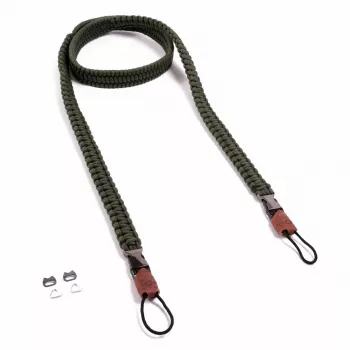 Kameragurt BCB C-Rope Traveler für Digitalkameras, Nylon, oliv, maximale Länge 140 cm