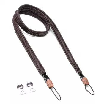 Kameragurt REV C-Rope Traveler — Nylon braun, verstellbar bis 125 cm für Digitalkameras