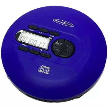 Reflexion DAB-Radio PCD540DAB Blau — tragbares Digitalradio mit DAB+/FM, Kopfhöreranschluss, LCD-Display
