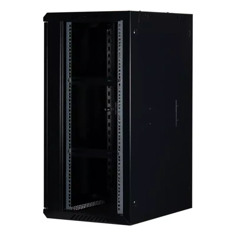 Rockstable 18U 19 Zoll Wandmontage-Rack Schwarz RS19-6418S