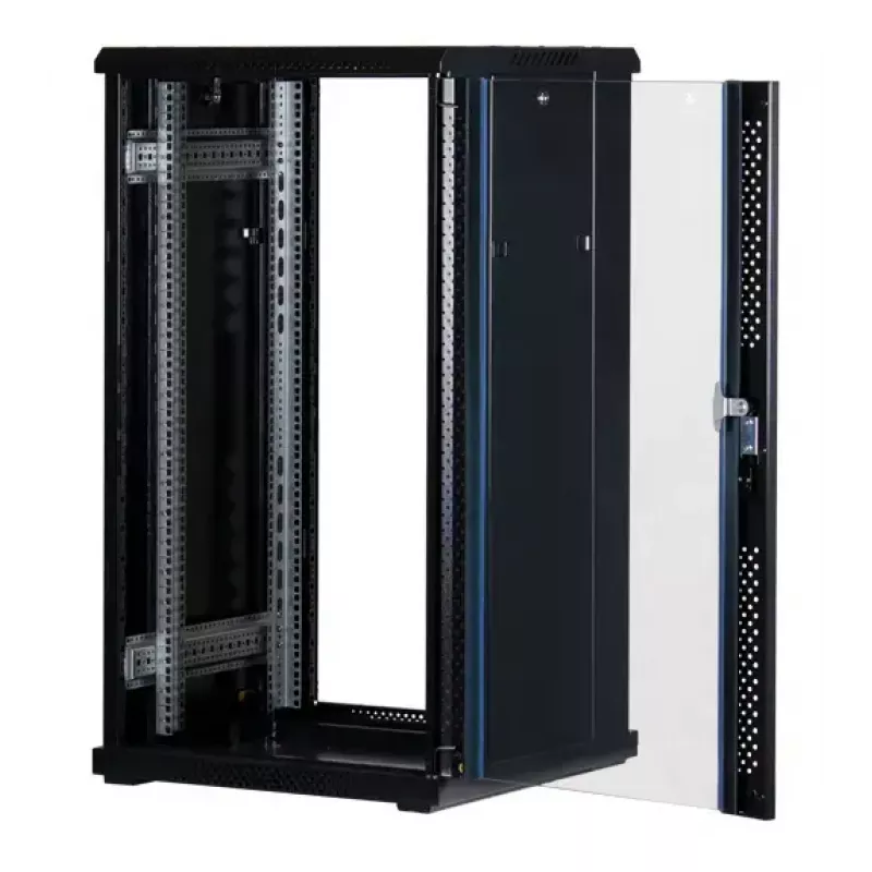 Rockstable 22 U 19 Zoll Serverschrank mit Sicherheitsglas RS19-6622