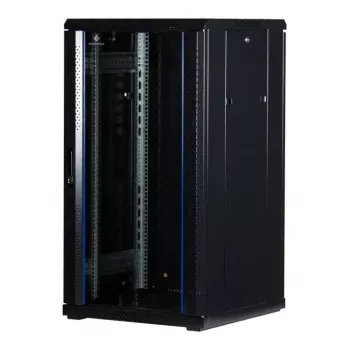 Rockstable 22 U 19 Zoll Serverschrank mit Sicherheitsglas RS19-6622