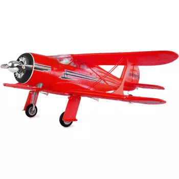 Funkgesteuertes Flugzeug Amewi AMXFlight Beech D17s 3D/6G RTF, rot, Modell 24143