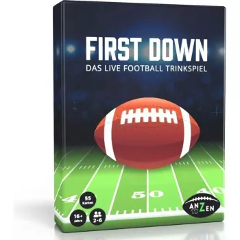 Brettspiel Trinkspiel American Psychological Association ANZEN - FIRST DOWN Football-Trinkspiel