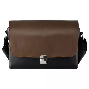 Schultertasche für Olympus-Kameras CBG-11 PR von OLYMPUS — Schwarz und Braun, Modell V613014NW000