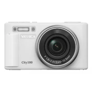 Kompaktkamera Yashica City 100 72 MP CMOS Silber Weiß