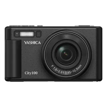 Kompaktkamera Yashica City 100 72 MP CMOS Schwarz 3x optischer Zoom