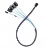 SILVERSTONE SAS-auf-4×SATA-Kabel CPS05-RE 0,6 m SFF-8643 auf 4×7-pol. SATA