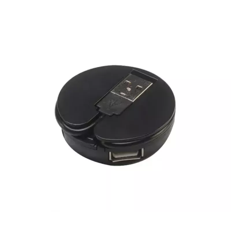 USB Hub Akasa Connect4C 4-IN-1 Schwarz
