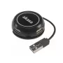 USB Hub Akasa Connect4C 4-IN-1 Schwarz