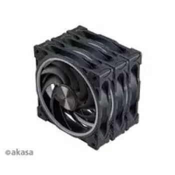 Axial-Gehäuselüfter-Set Akasa SOHO AR LED 12 cm RGB, 3 Stück