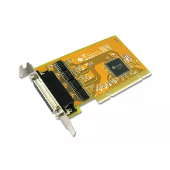 Interne serielle Schnittstellenkarte Sunix SER5056AL — PCI, Low-Profile, serielle Ausgänge, Orange