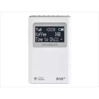 Tragbares Radio Sangean DPR-39 DAB+ FM LCD Weiß