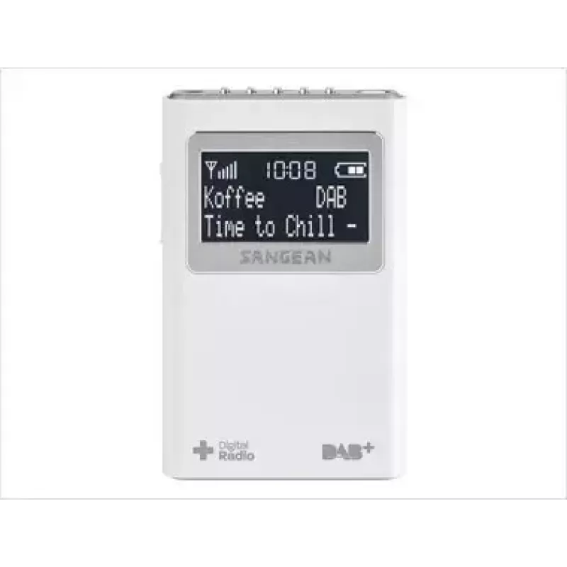 Tragbares Radio Sangean DPR-39 DAB+ FM LCD Weiß