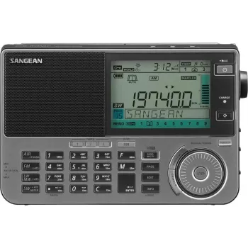 Tragbares Radio Sangean ATS-909 X2 Graphit — AM, FM, Kurzwellenempfänger